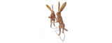 Load image into Gallery viewer, Driftwood Pair of Boxing Hares